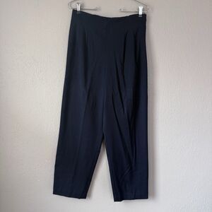 Briggs Womens blue navy Dress Pants Sz 8 Stretch Comfort Waist Straight Leg Work
